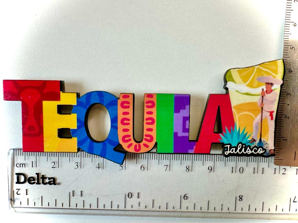 Tequila Mexico Imanes Para Refrigerador Souvenirs Recuerdo Turistico Pueblitos Magicos Playas MDF 3 mm