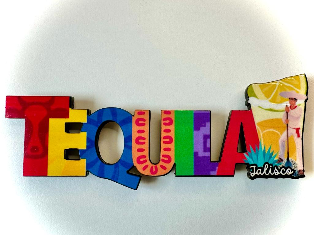 Tequila Mexico Imanes Para Refrigerador Souvenirs Recuerdo Turistico Pueblitos Magicos Playas MDF 3 mm