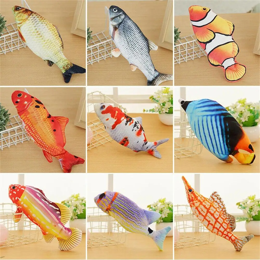 Juguete de Pez para Gato, Juguete con batería Recargable, Articulos para Mascota. SET 2 PCS