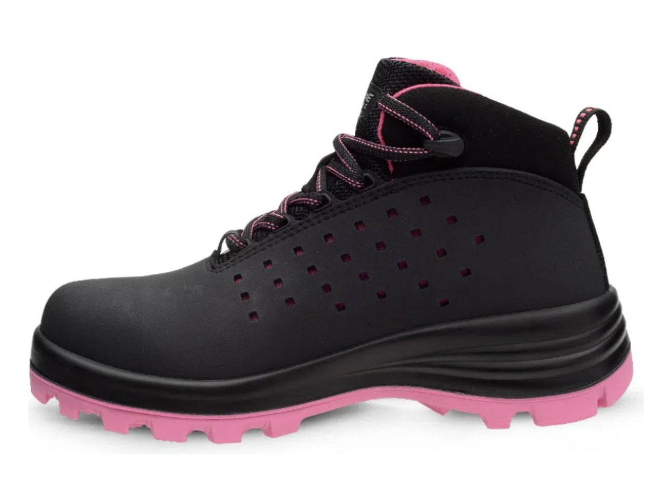 Calzado de seguridad con casquillo FRC 21 Negfro Rosa RIVERLINE 