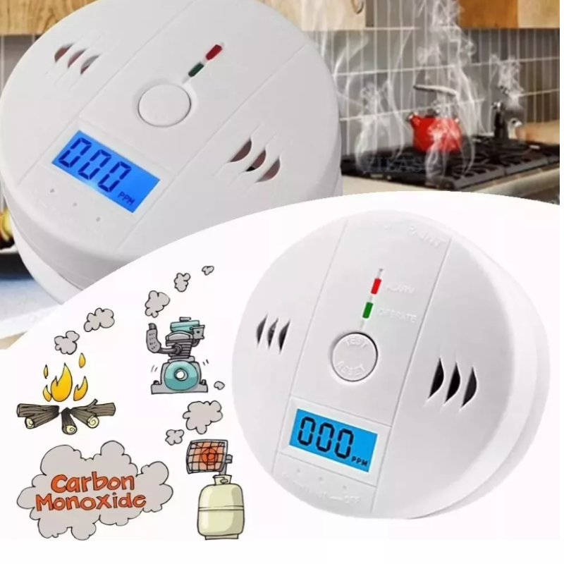 Detector De Gas Lp Natural Humo Y Monoxido De Carbono