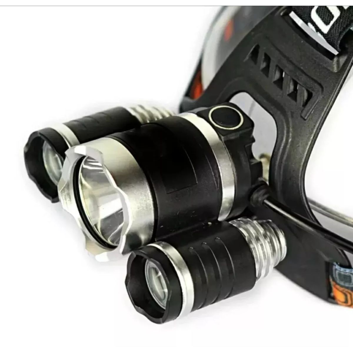 Lámpara minera de 5000 lumen T6 Negra