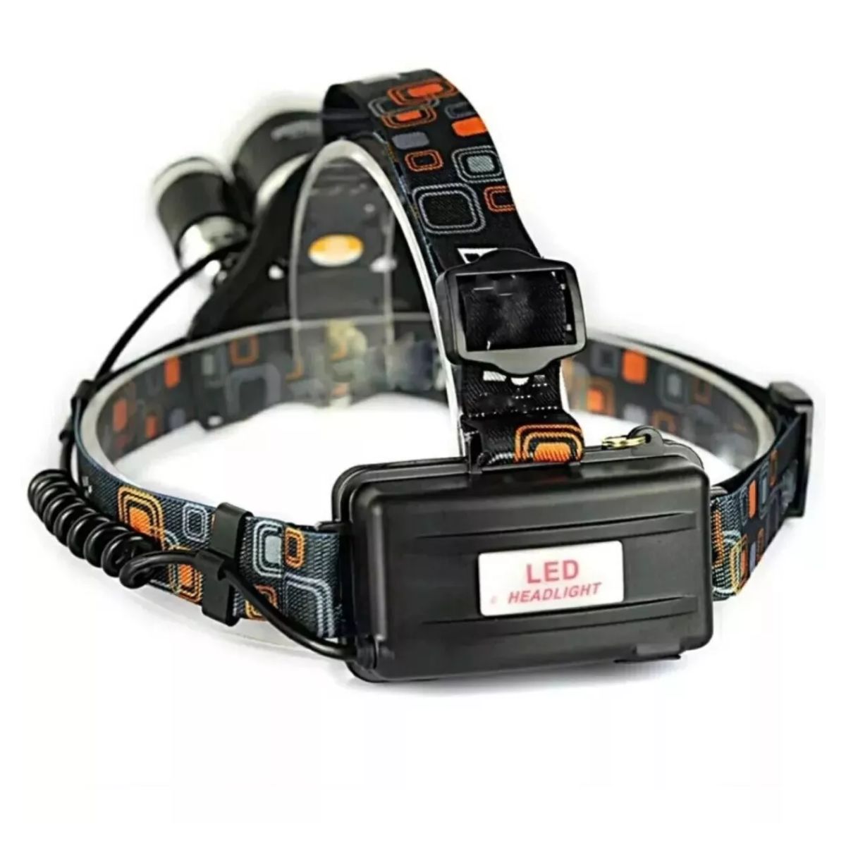 Lámpara minera de 5000 lumen T6 Negra