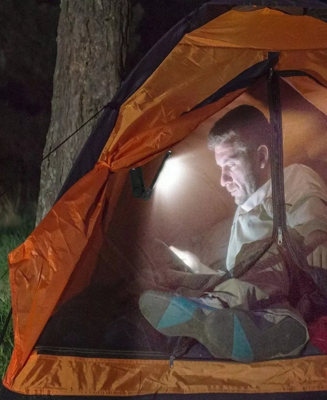 Lámpara Linterna Trabajo Inspección Recargable Usb Con Imán