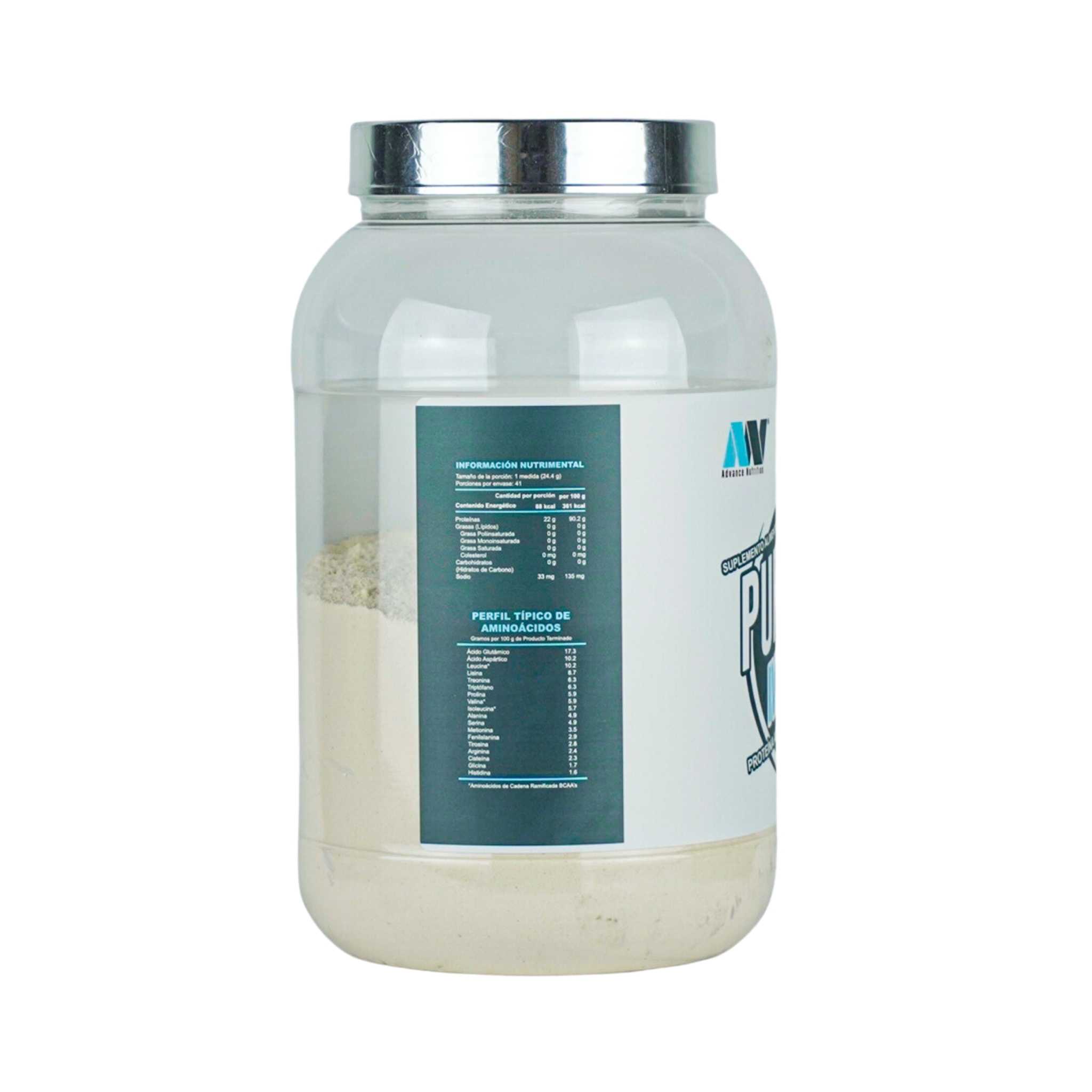 Advance Nutrition, Pureza IWP-100, Proteína Aislada de suero de leche, Cero Carbohidratos