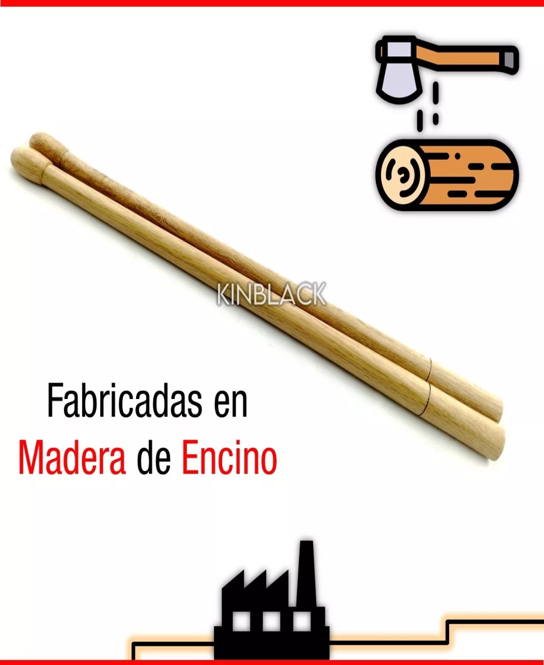 Baquetas Para Tambor De Banda De Guerra Encino Dm
