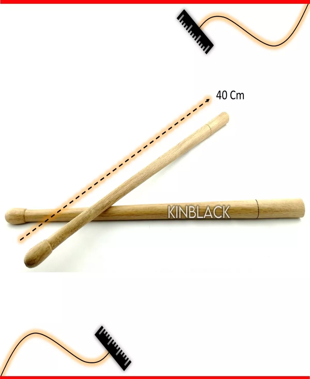 Baquetas Para Tambor De Banda De Guerra Encino Dm