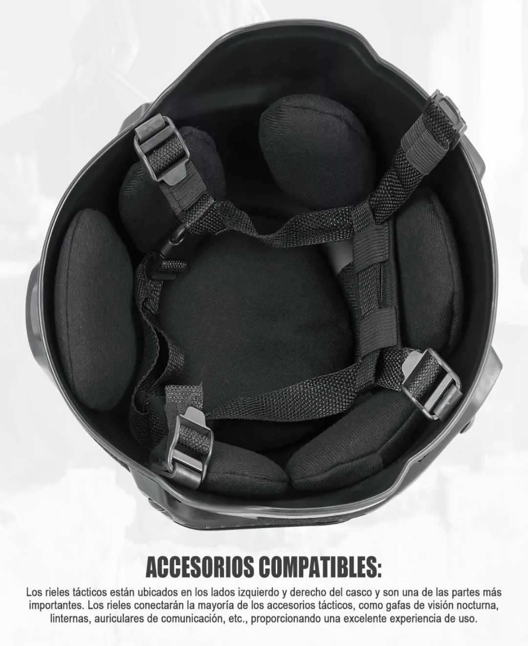 Casco Militar Táctico Para Paintball, Airsoft