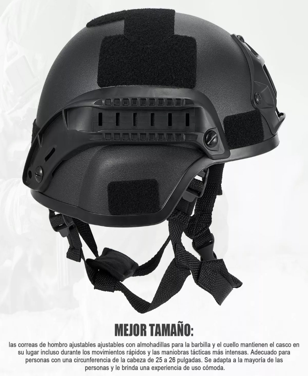 Casco Militar Táctico Para Paintball, Airsoft