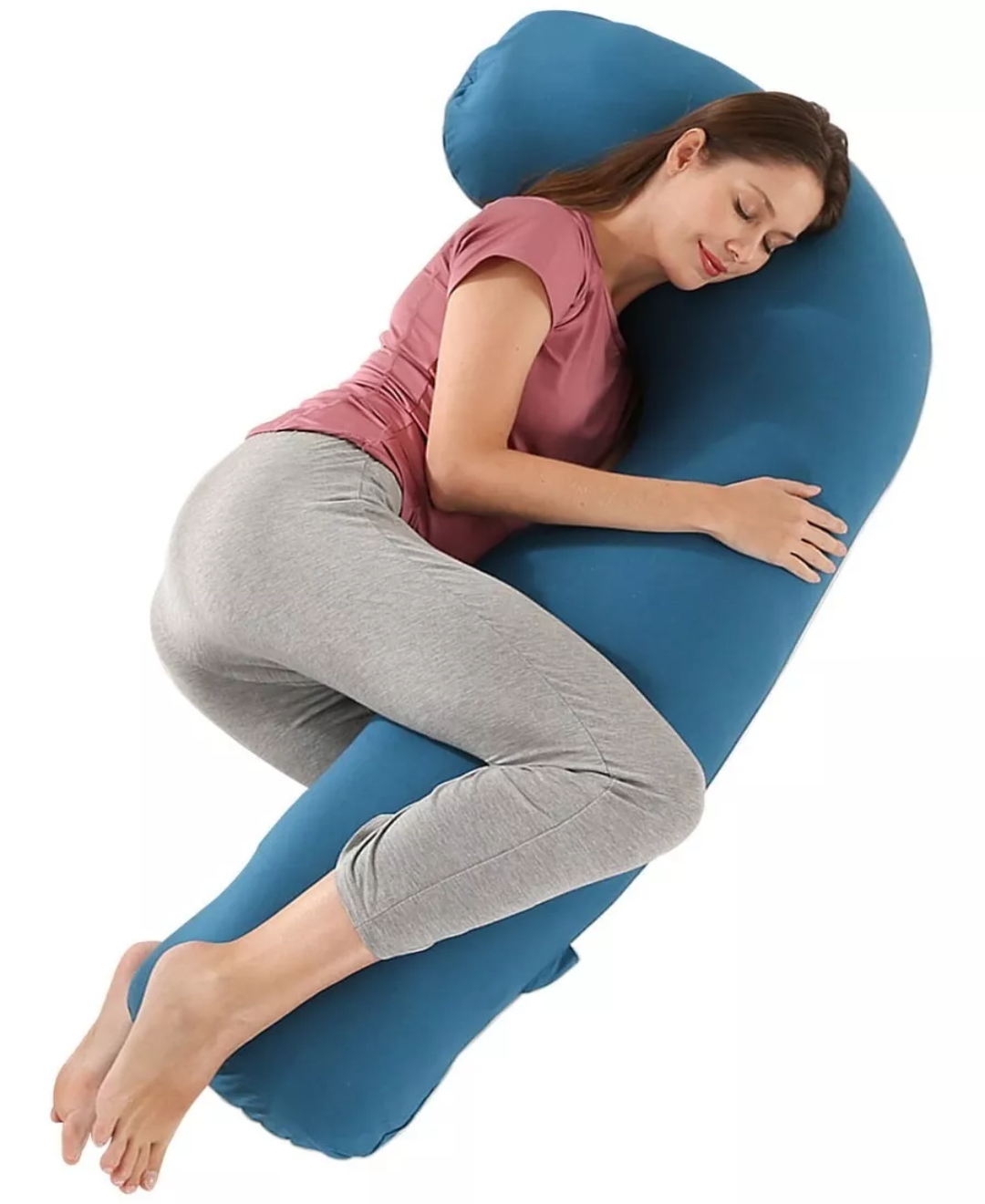 Almohada De Embarazada Lactancia Tipo J,multiusos,lavabl