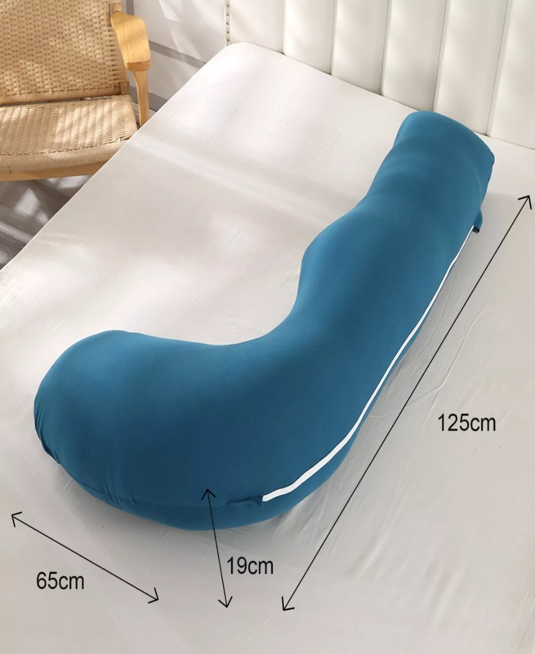 Almohada De Embarazada Lactancia Tipo J,multiusos,lavabl