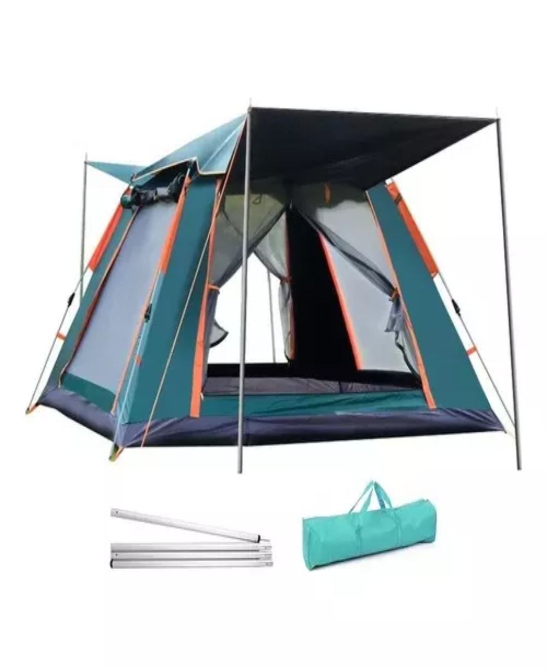 Tienda Casa Campaña Grandes Para Acampar 4-6persona215x215cm.