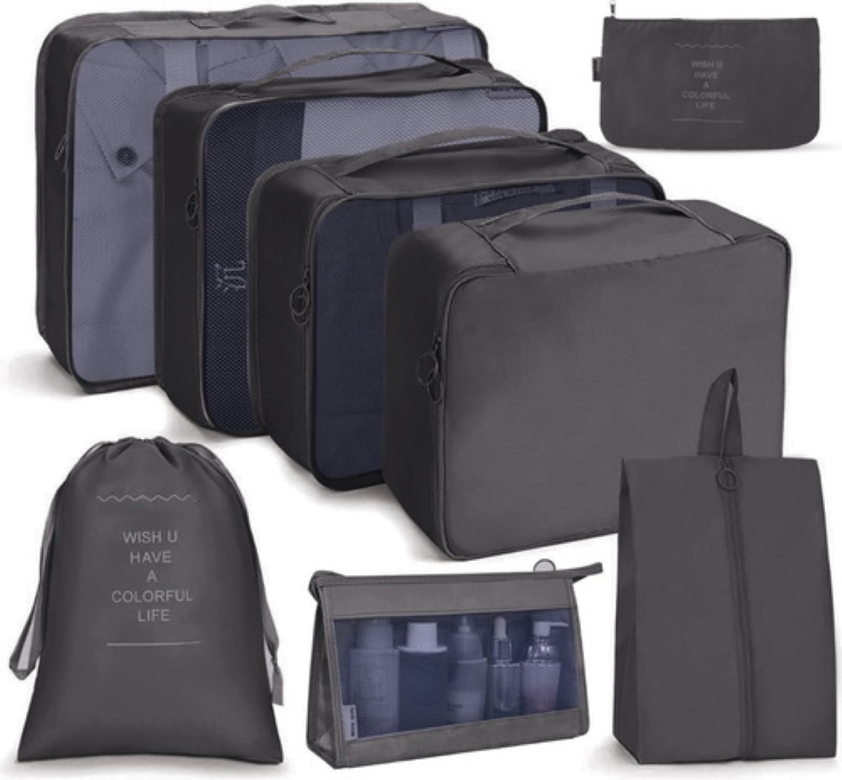 Bolsas organizadoras para viaje, accesorios de maleta de equipaje