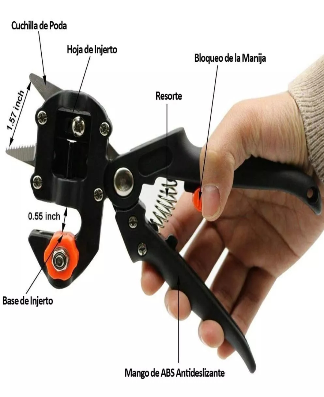 Pinzas Podadoras De Injertos Plantas Jardín Con Cinta D Goma