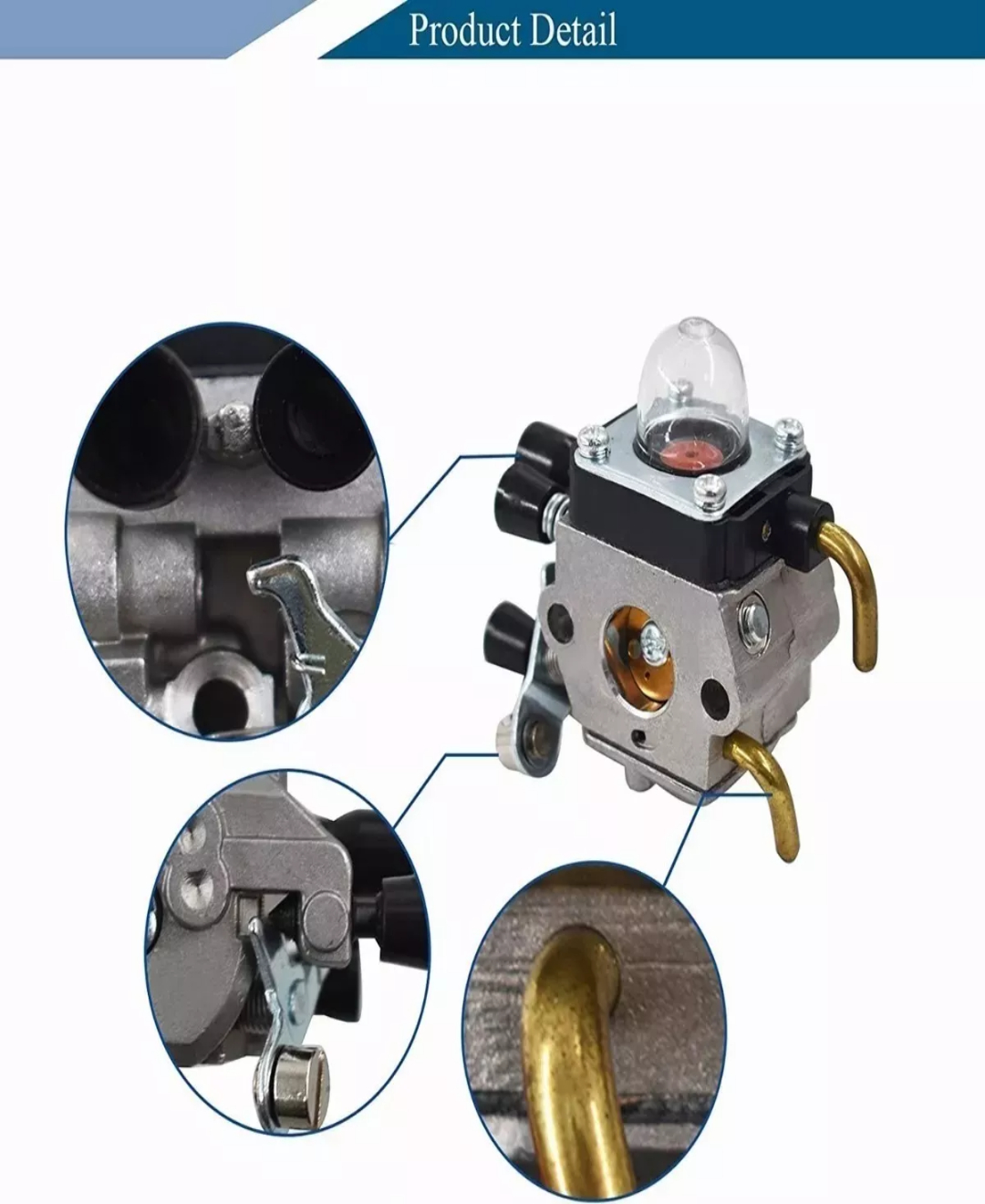 Kit Carburador Para Desbrozadora Stihl Fs38 Fs45 Fs46 Fs55