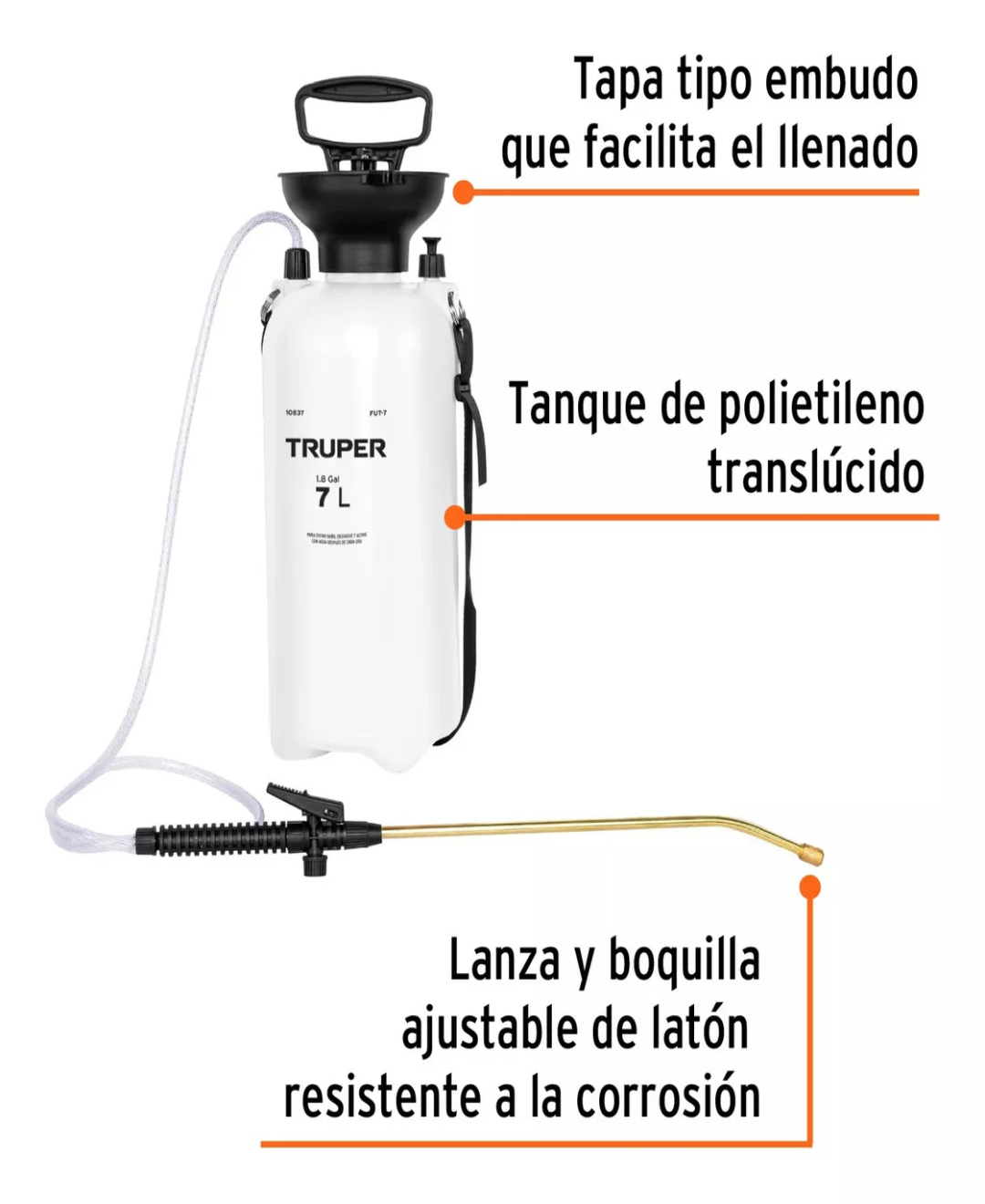 Fumigador 7 Litros Truper 10837