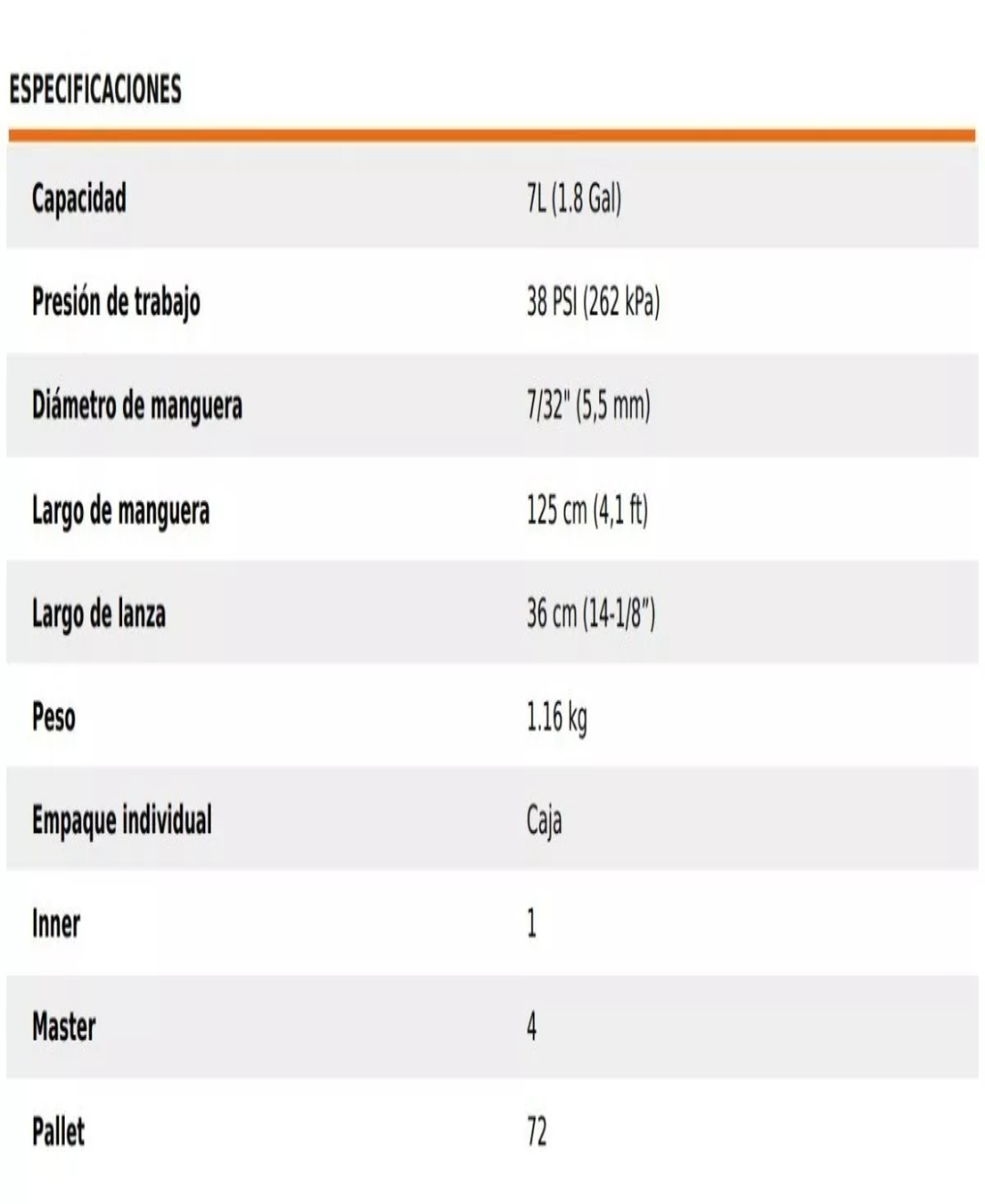Fumigador 7 Litros Truper 10837