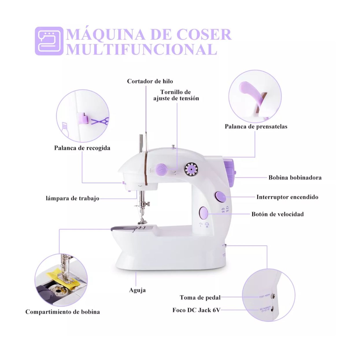 Máquina De Coser Portatil