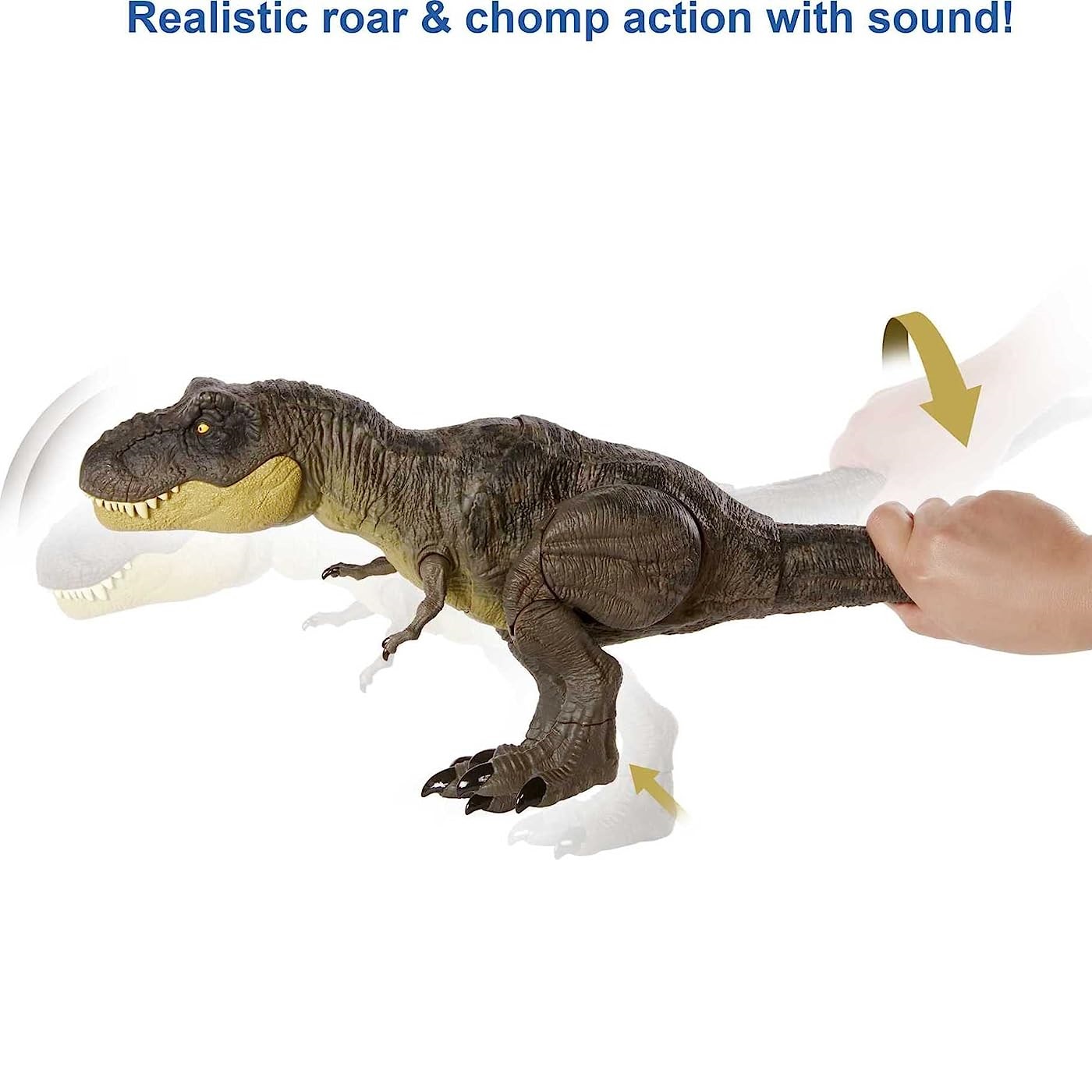 Tyrannosaurus Rex Jurassic Camp Cretaceous Dinosaur World Action with Stomping Motion 