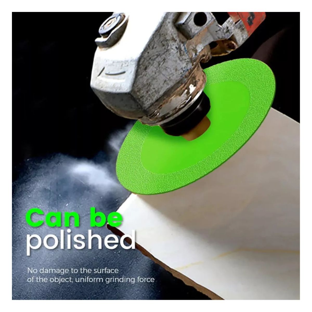 Disco De Corte Diamantado Para Vidrio/cerámicos/piedra 3 Pzs Verde