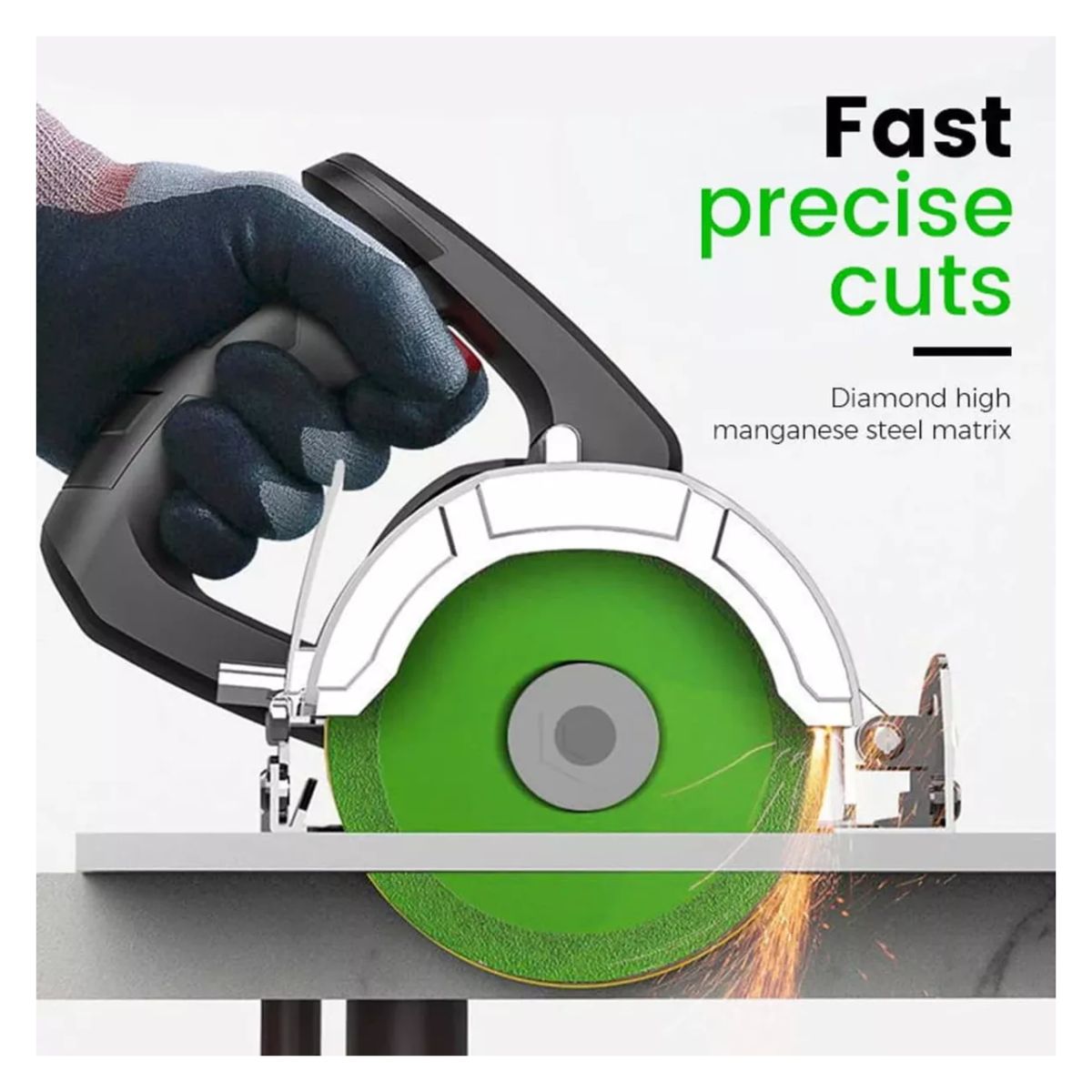 Disco De Corte Diamantado Para Vidrio/cerámicos/piedra 3 Pzs Verde