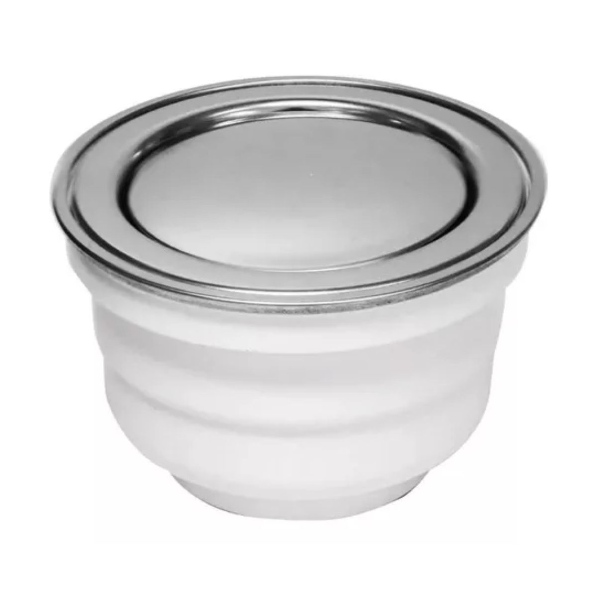 Coladera Redonda Universal Push C/ Membrana Blanco