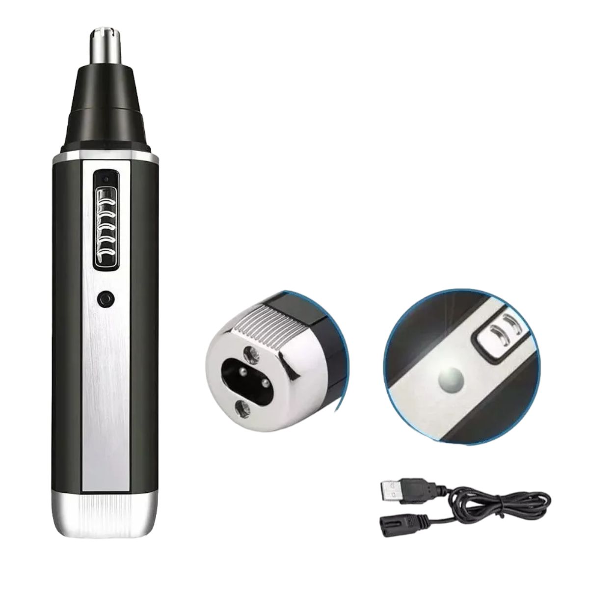 Rasuradora de barba, narizy oreja Negra