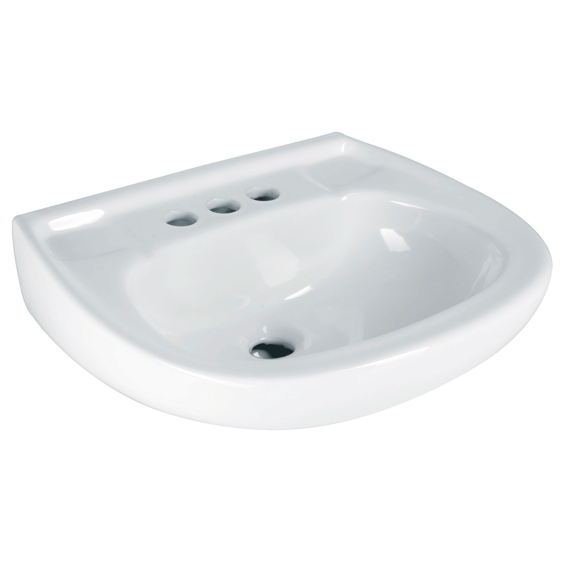 LAVABO CERÁMICO CON REBOSADERO, BLANCO, FOSET 44002