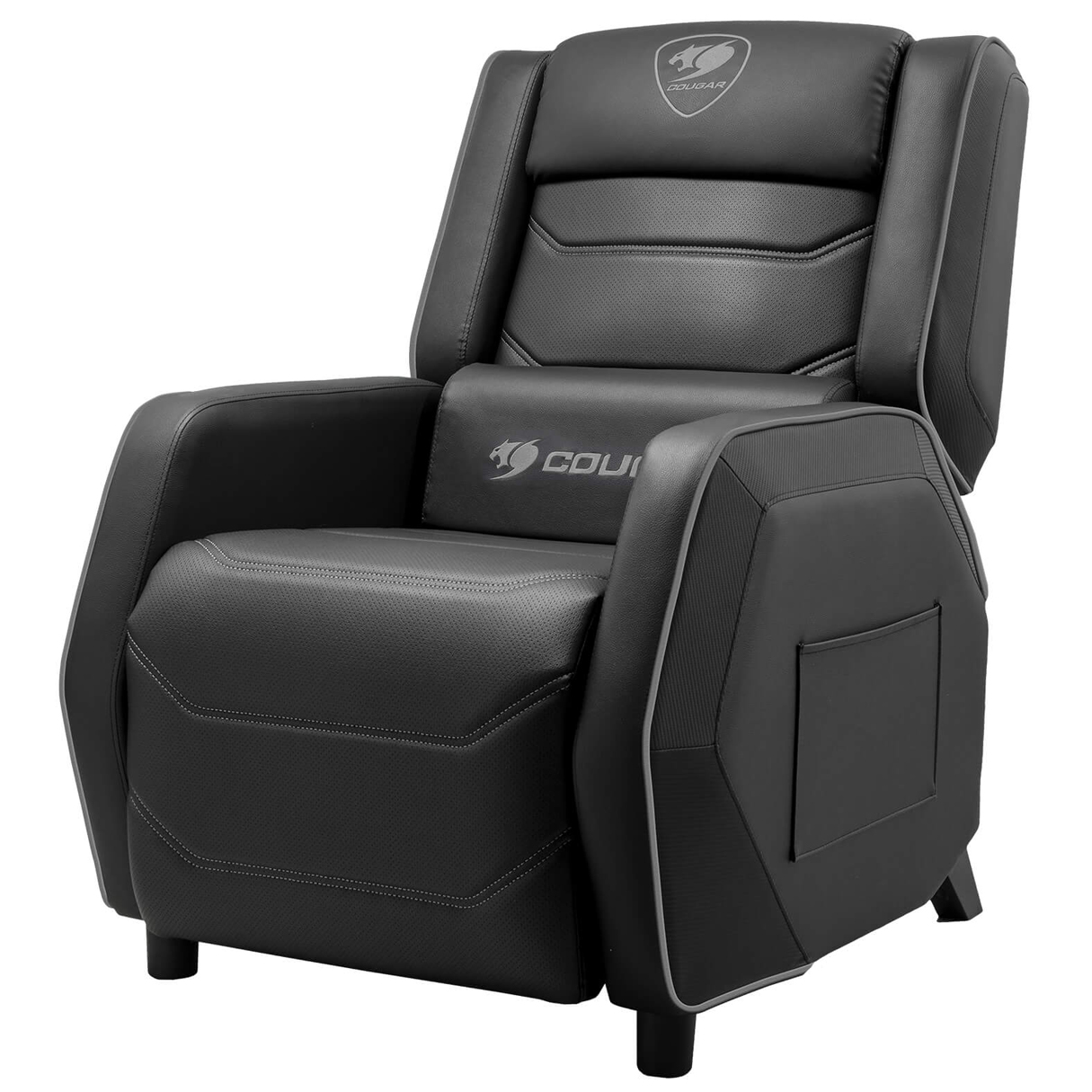 Sofa Gamer COUGAR RANGER S Ergonomico Reclinable Reposapies 160KG Negro 3MRGSBLB.0001 