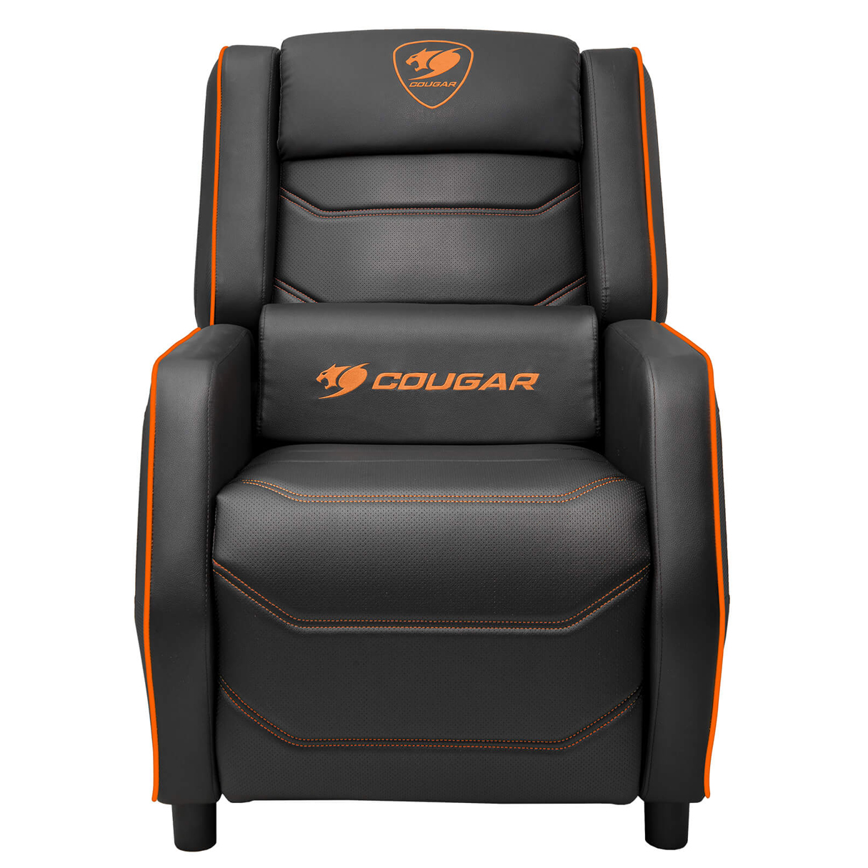 Sofa Gamer COUGAR RANGER S Ergonomico Reclinable Reposapies 160KG Negro/Naranja 3MRGSORB.0001 