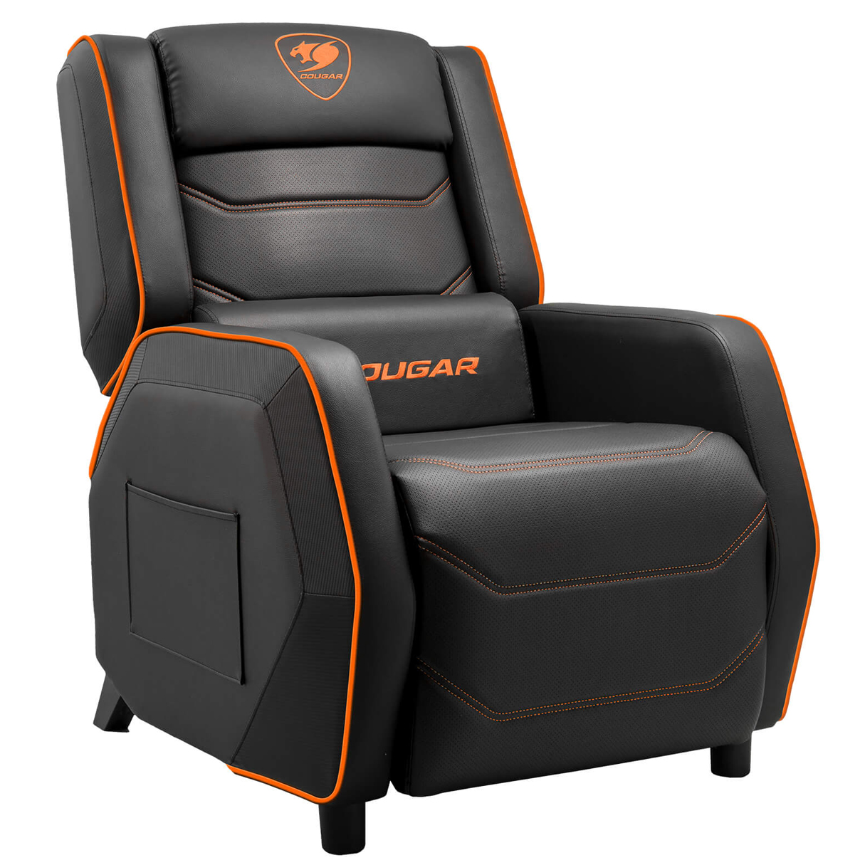 Sofa Gamer COUGAR RANGER S Ergonomico Reclinable Reposapies 160KG Negro/Naranja 3MRGSORB.0001 