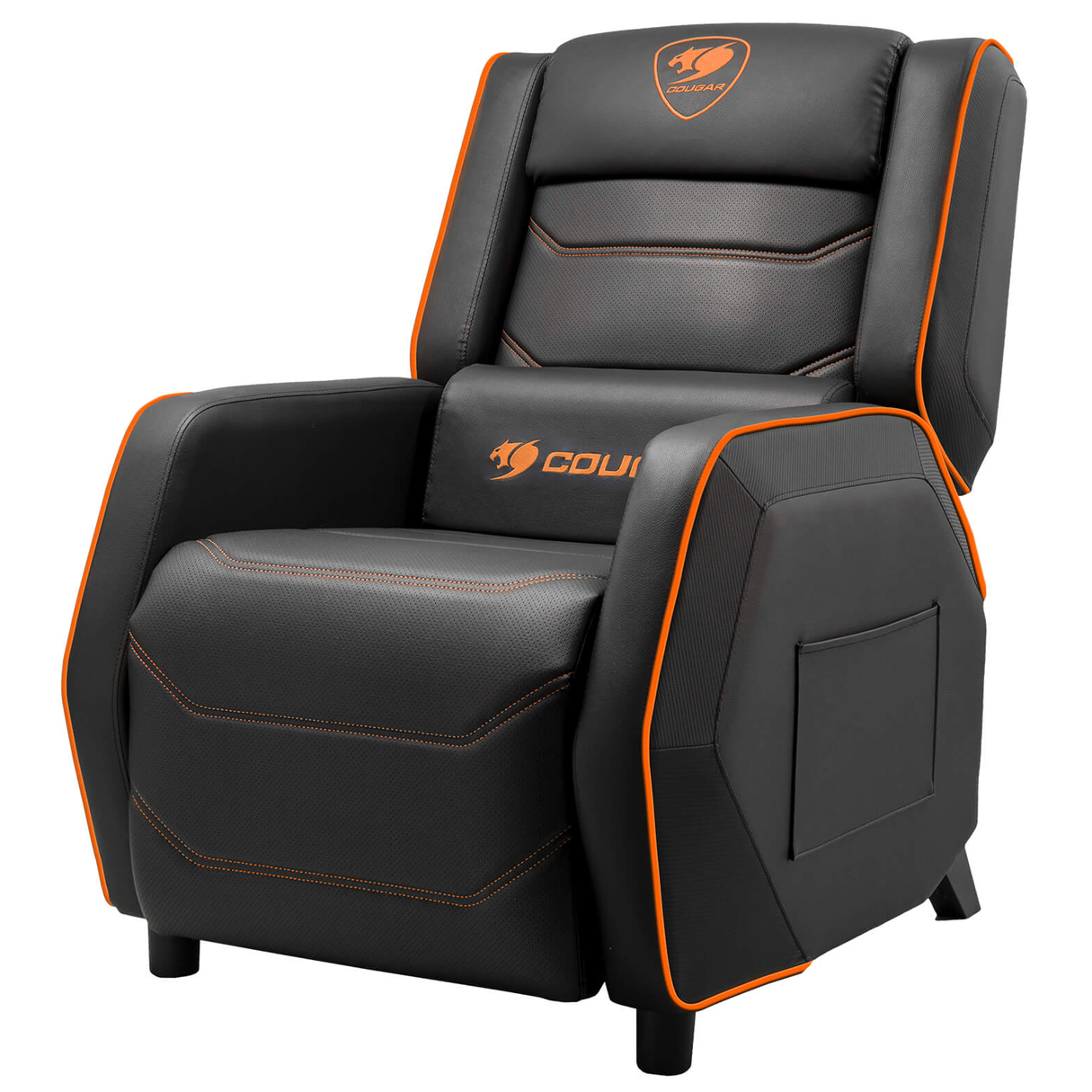 Sofa Gamer COUGAR RANGER S Ergonomico Reclinable Reposapies 160KG Negro/Naranja 3MRGSORB.0001 