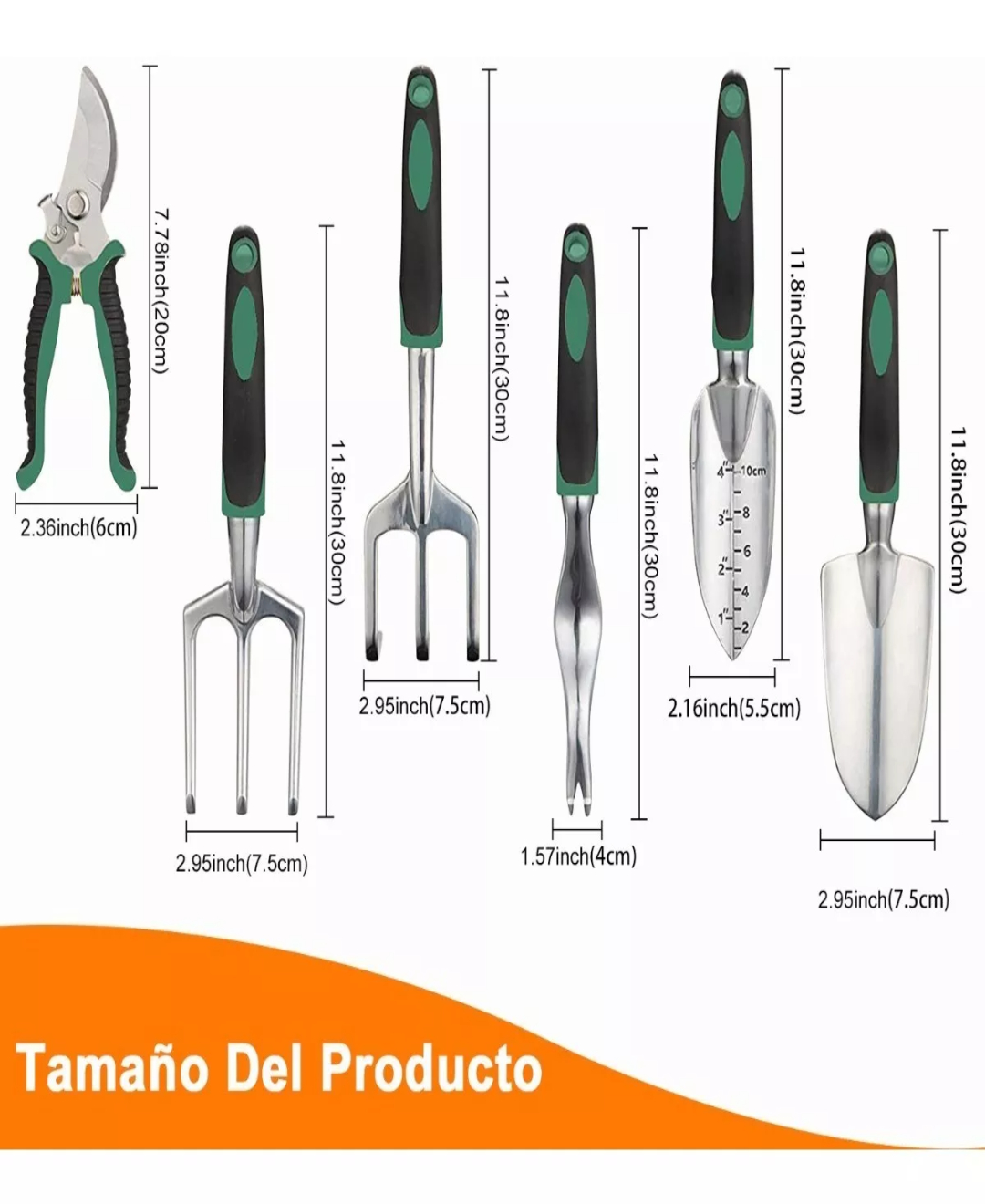 Juego De Herramientas De Jardín Kit Manual Jardinería 11pzs