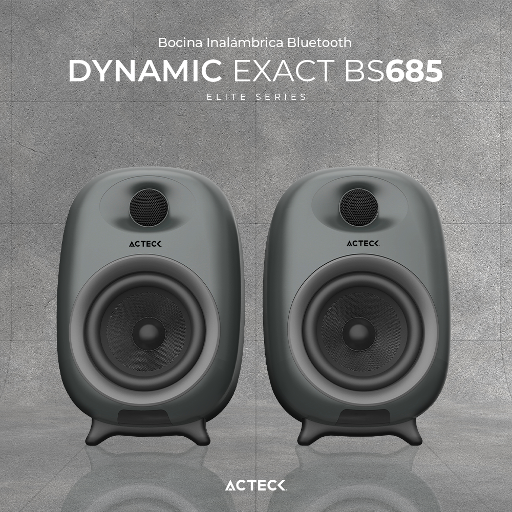Bocinas Dynamic Exact Bs685 Bluetooth 5.0 + Rca + 80w Acteck