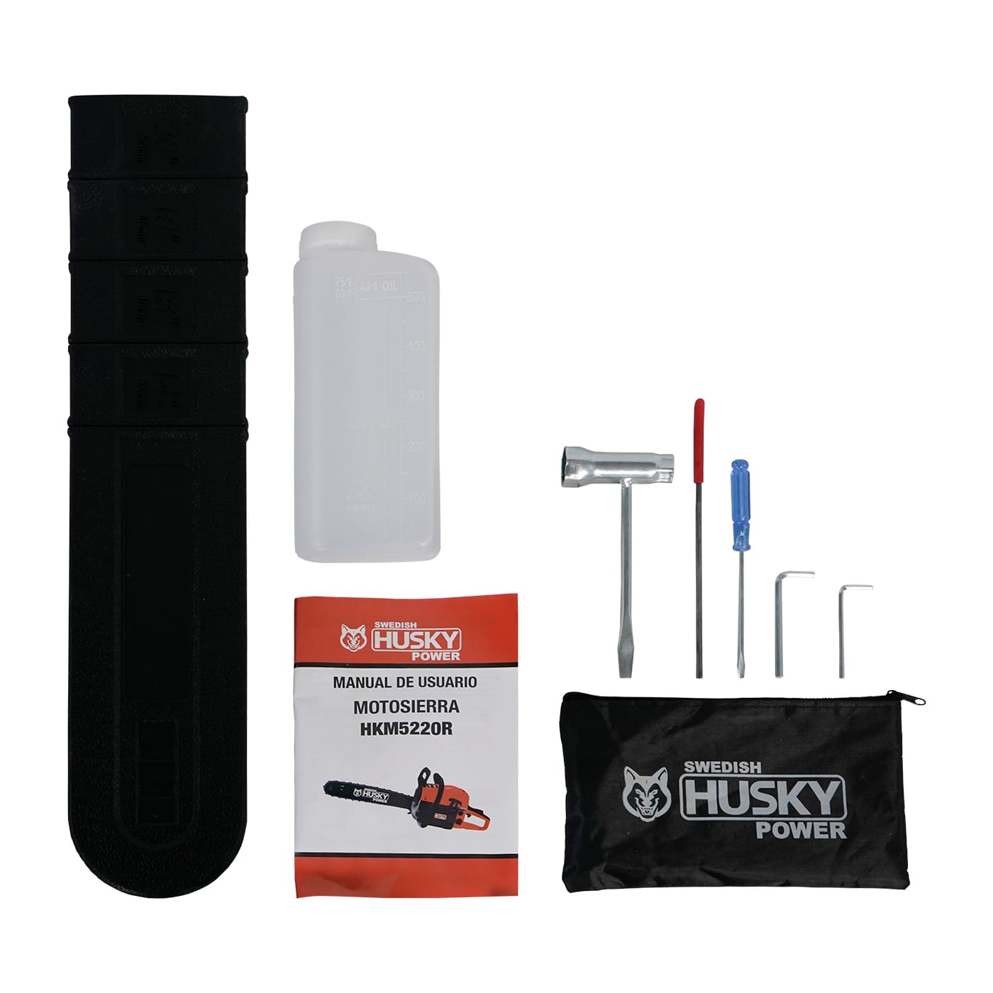 MOTOSIERRA SWEDISH HUSKY POWER 52CC C/BARRA DE 20 PULGADAS