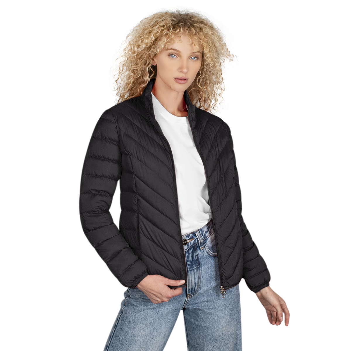 Chamarra Corta Mujer Greenlander De Pluma Pol8761