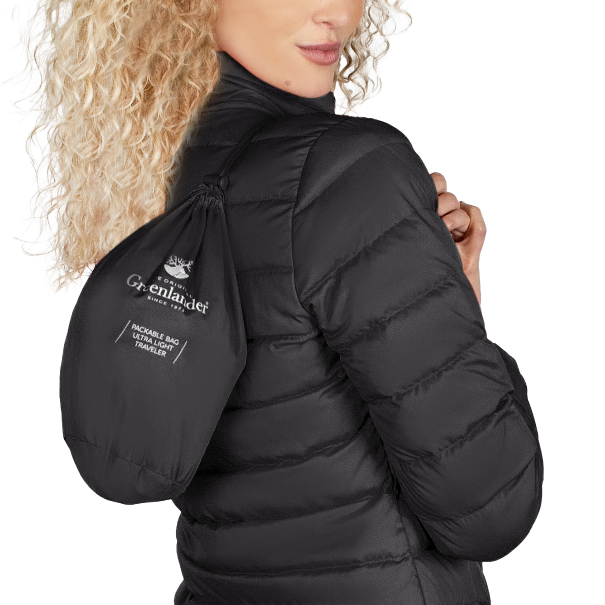 Chamarra Corta Mujer Greenlander De Pluma Pol8761