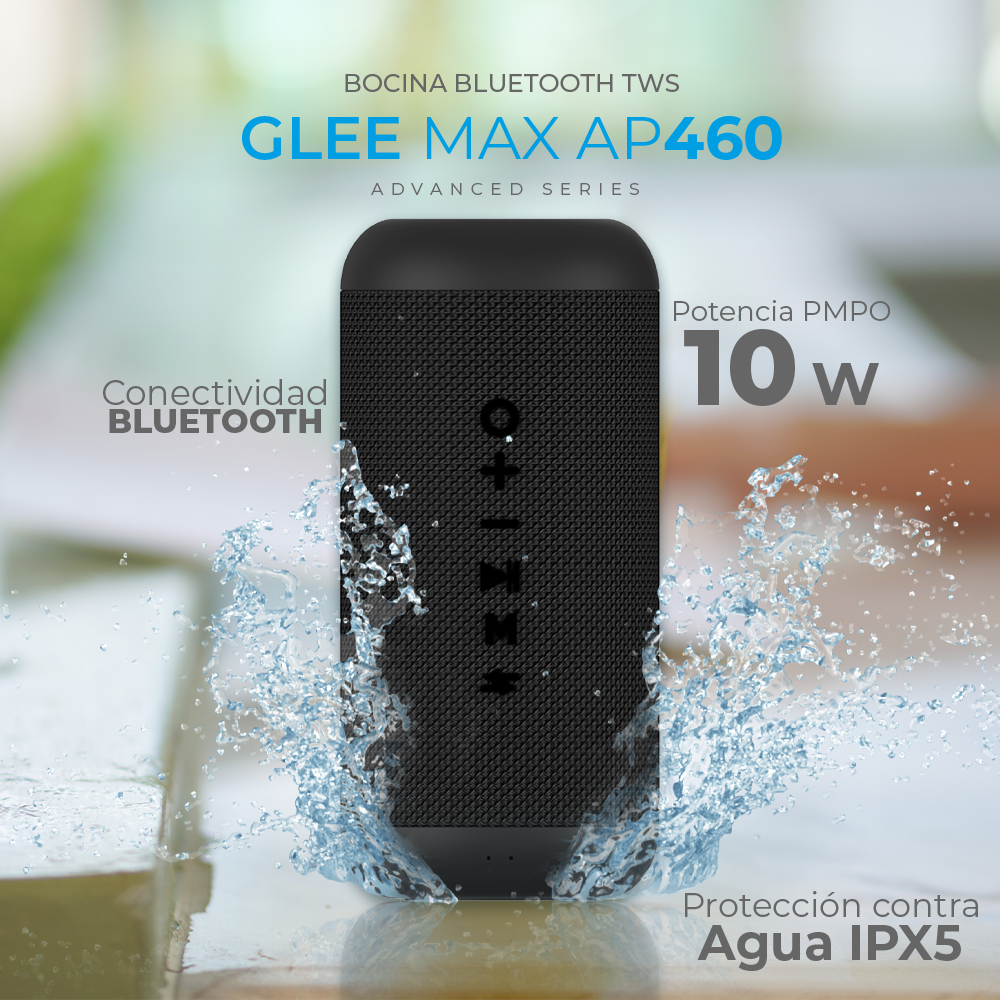 Bocinas Glee Max Ap460 De 10w Con Bluetooth 5.0  Tws Ipx5 Acteck