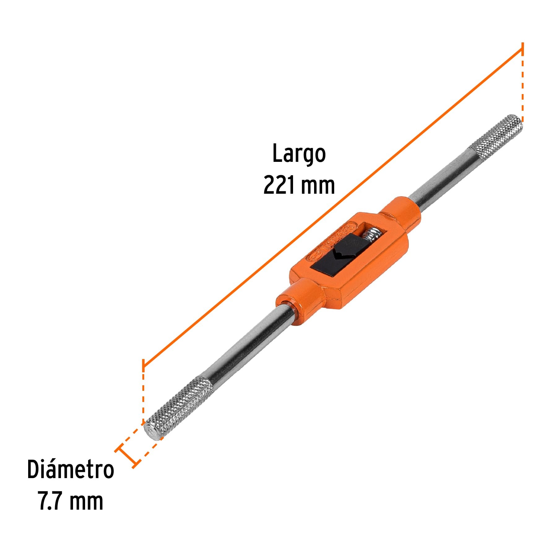 MANERAL TIPO GARROTE PARA MACHUELO 3/8", TRUPER 11435