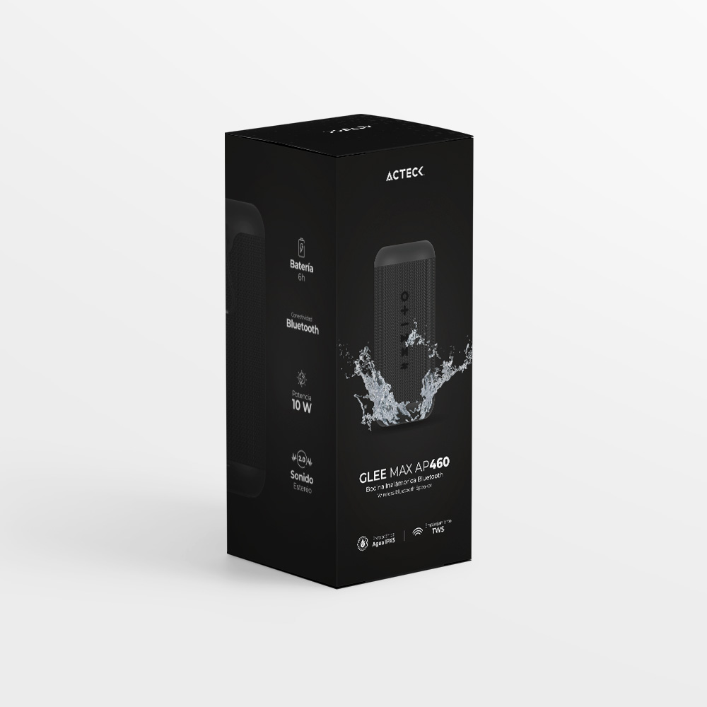 Bocinas Glee Max Ap460 De 10w Con Bluetooth 5.0  Tws Ipx5 Acteck