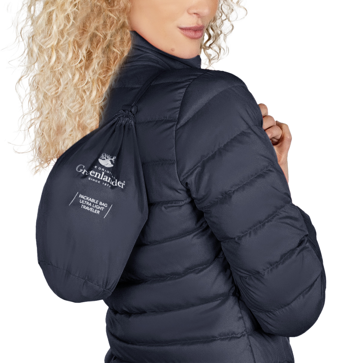 Chamarra Corta Mujer Greenlander De Pluma Pol8761