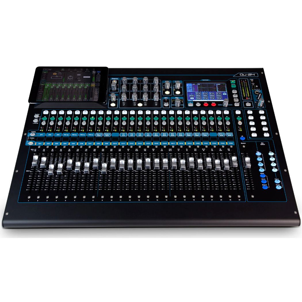 Mazcladora ALLEN & HEATH QU-24 Digital/24 Canales/25 Faders