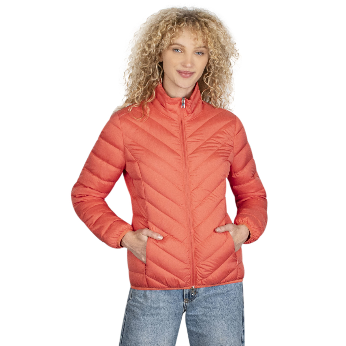 Chamarra Corta Mujer Greenlander De Pluma Pol8761
