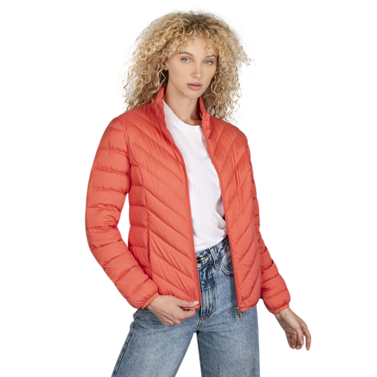 Chamarra Corta Mujer Greenlander De Pluma Pol8761