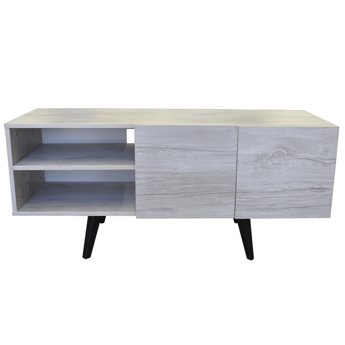 Mueble para TV de 50" Suecia   Minimalista y Practico Hogare Blanco Nordico