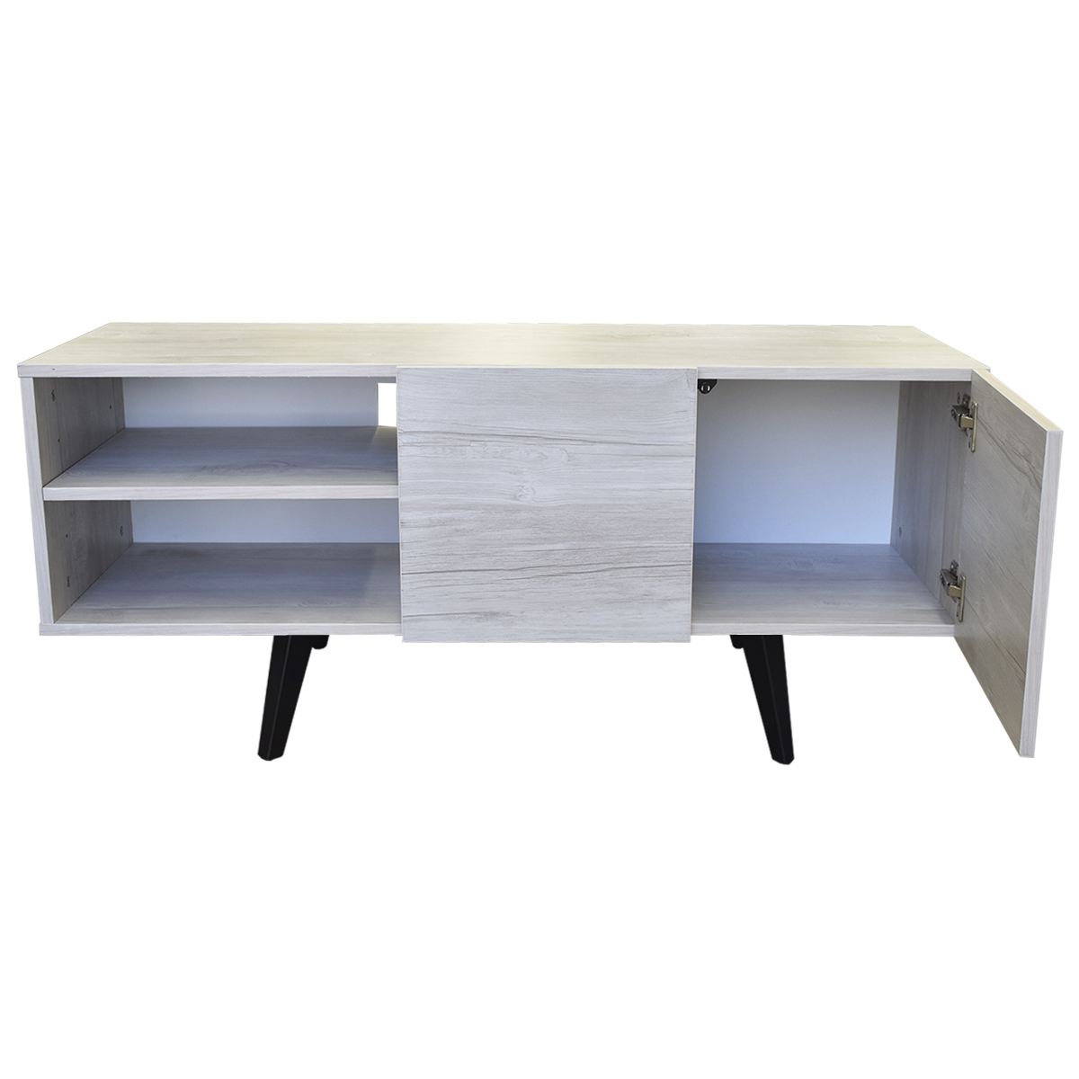  Mueble para TV de 50" Suecia   Minimalista y Practico Hogare Blanco Nordico