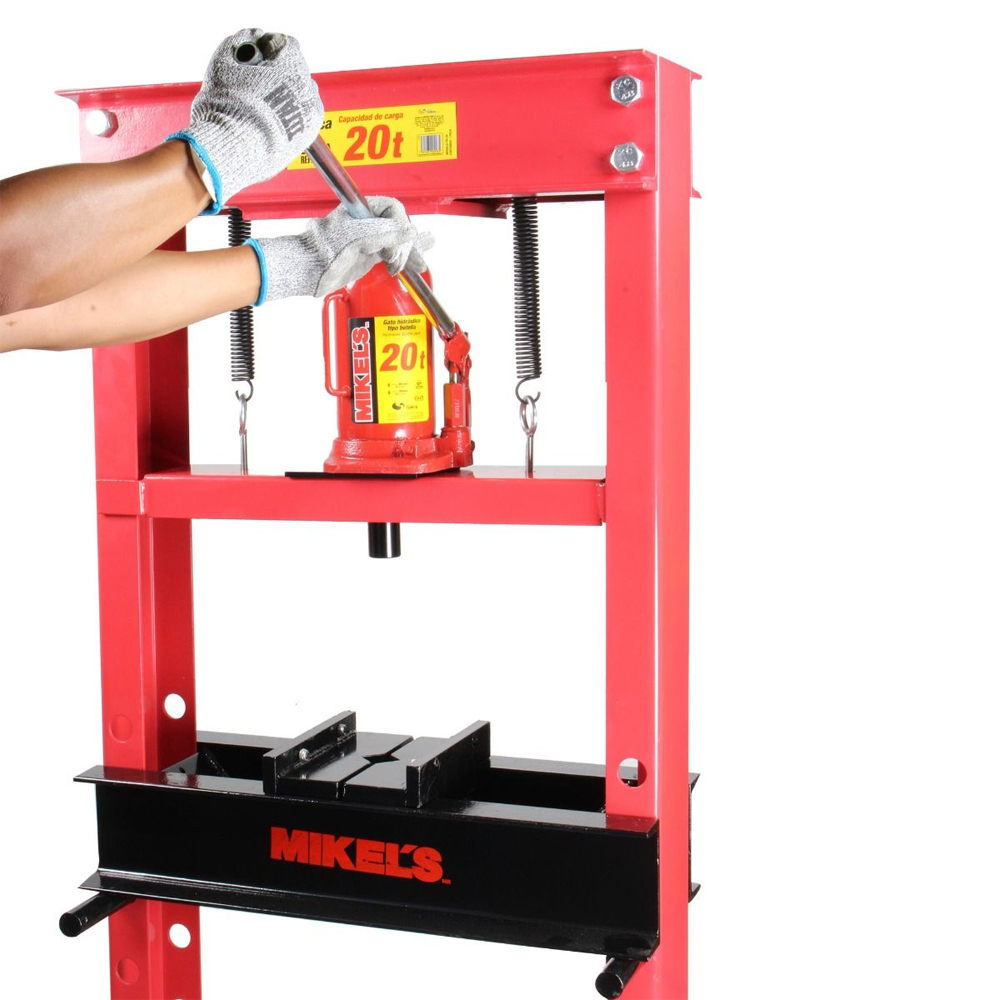 Prensa Hidráulica Acero Reforzado Profesional 20 Ton Mikels
