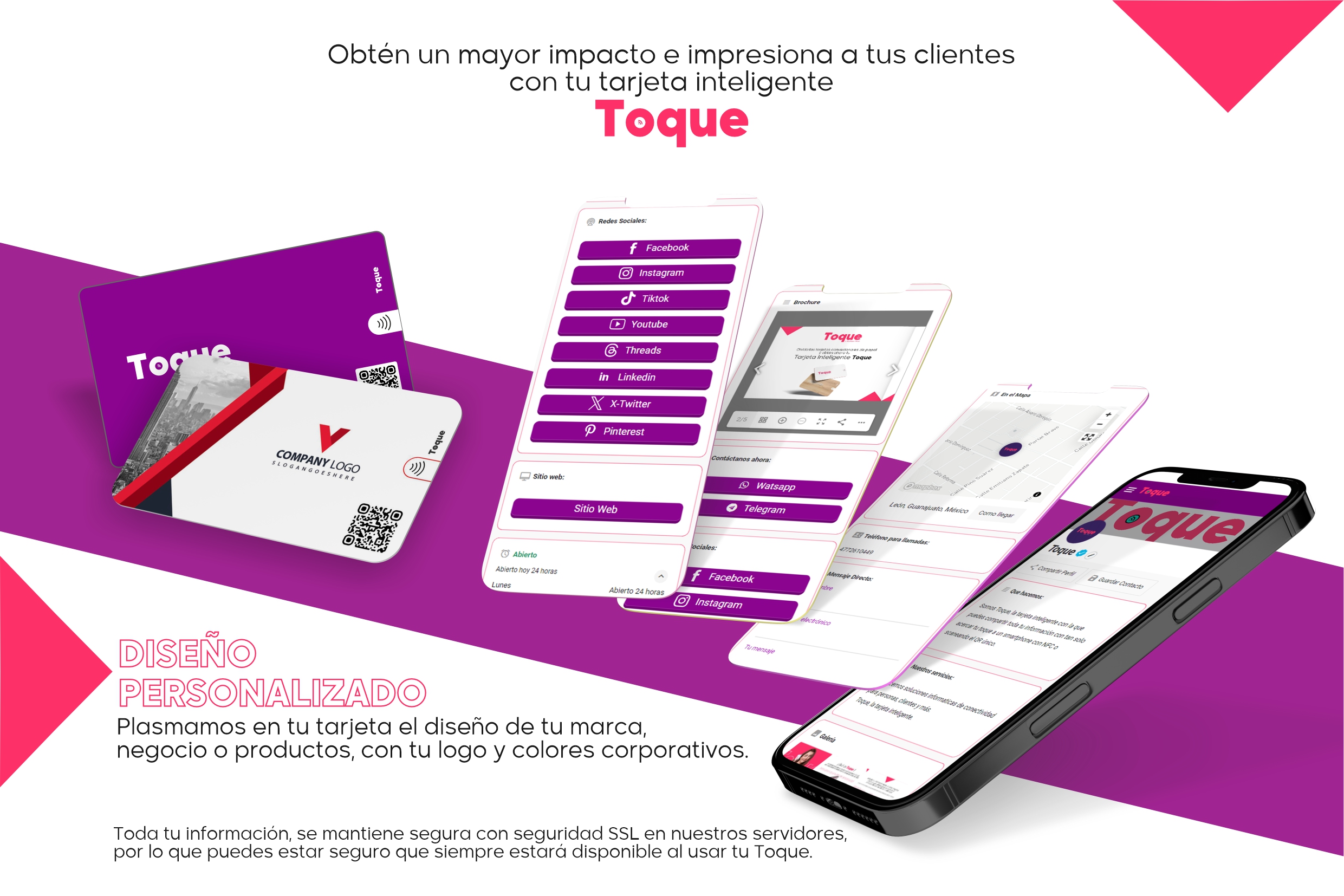 Tarjeta De Presentación Inteligente Nfc Y Qr Personalizada
