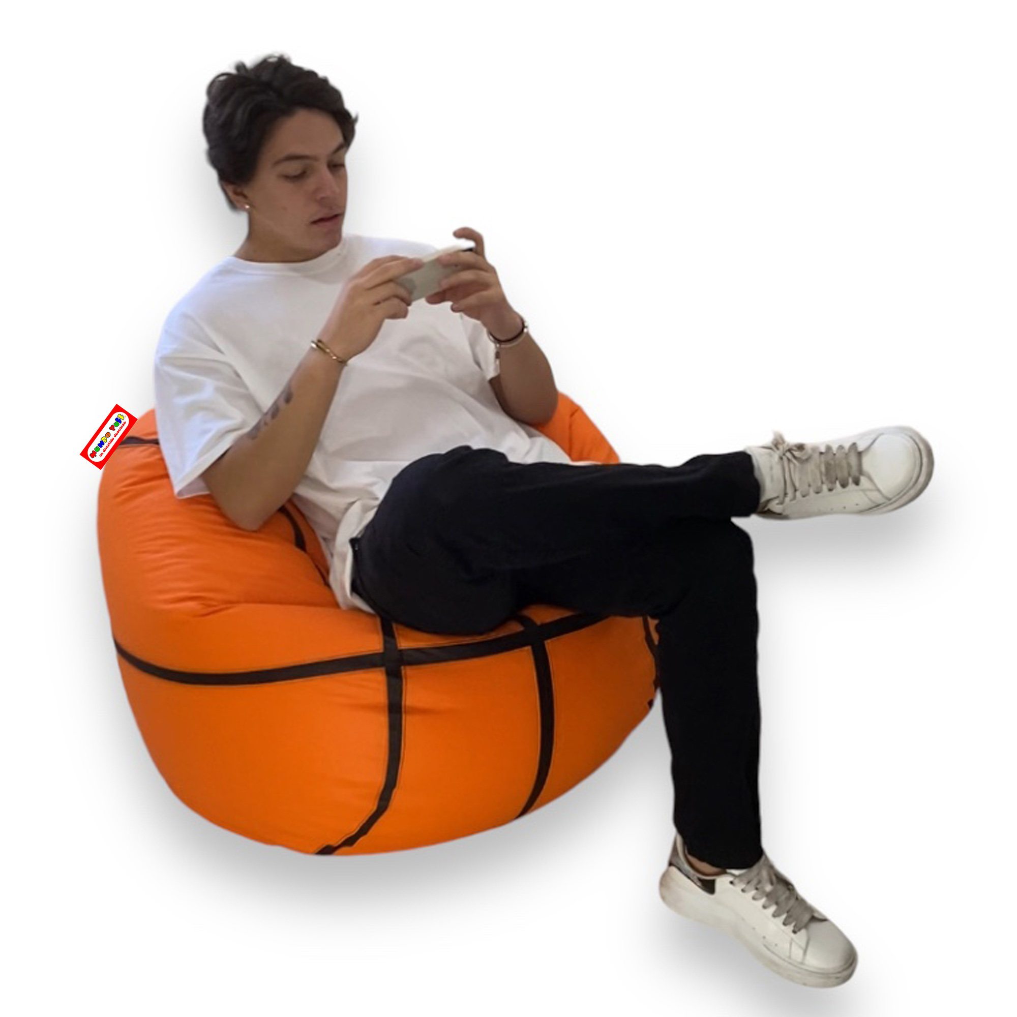 Sillón Puff Basquetbol o Basketball marca Mundo Puff.