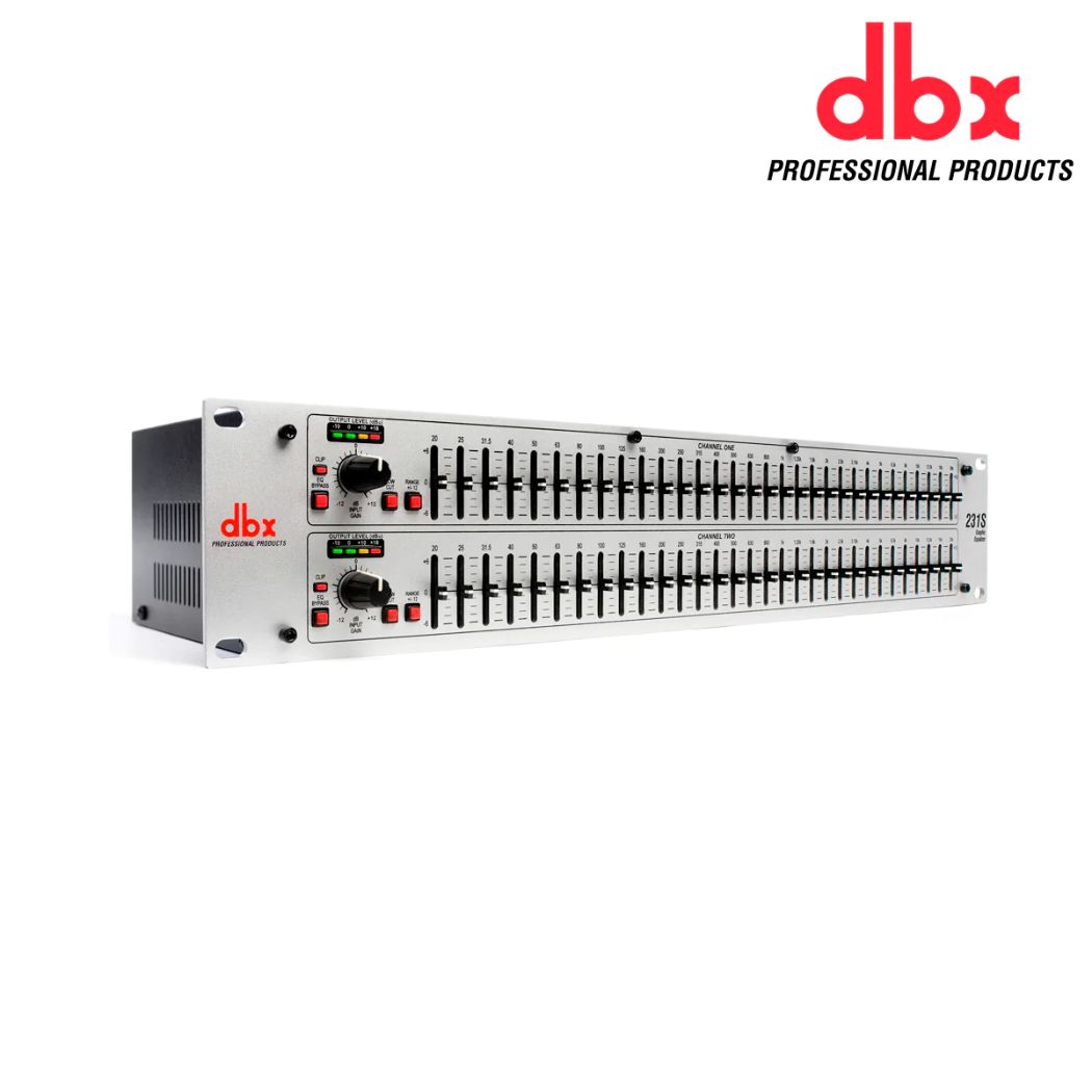 Ecualizador  Doble DBX 231S 31 bandas/Doble canal/Plug/Canon